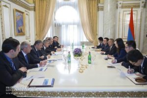 Премьер-министр Армении принял делегацию китайской международной корпорации «AVIC International»