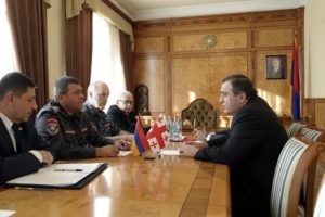Шеф полиции Армении обсудил с послом Грузии вопросы сотрудничества