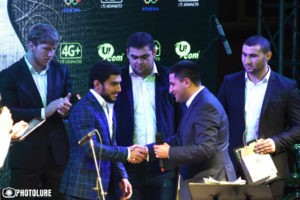 Ucom подарил армянским олимпийцам квартиры и презентовал уникальную в регионе сеть 4G+