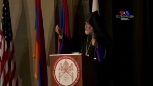 Католикос Киликийского дома Арам I в Лос-Анджелесе