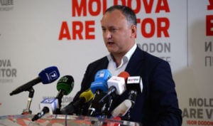 В Молдавии не смогли избрать президента в первом туре