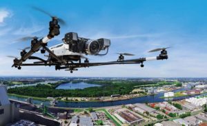 Первый коммерческий дрон от Intel "Falcon 8+"