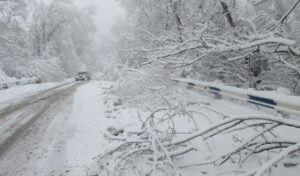 Снег идет почти на всей территории Армении