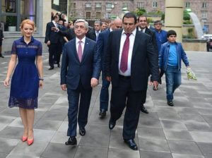 Серж Саргсян присутствовал на церемонии открытия "Multi Wellness Center" Гагика Царукяна