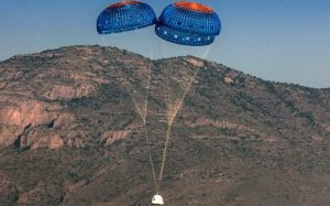 Blue Origin испытает систему эвакуации экипажа с New Shepard (Видео)