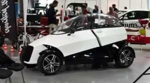 В Праге представили напечатанный на 3D-принтере электрокар