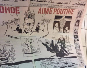 Charlie Hebdo сделал карикатуру на собор РПЦ в Париже