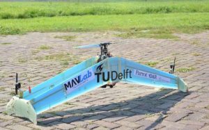 Дрон DelftAcopter - гибрид вертолета и самолета (Видео)