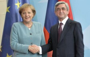 Президент Армении поздравил президента и канцлера Германии с Днем единства