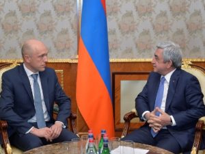 Президент Саргсян принял директора Специальной следственной службы Литвы