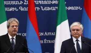 Главы МИД Армении и Италии констатировали развитие двусторонних отношений
