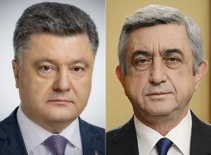Петр Порошенко провел телефонный разговор с Сержем Саргсяном