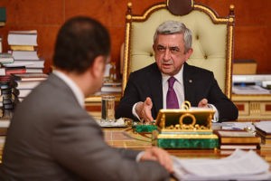 Президент Саргсян заявил о необходимости повышения привлекательности военного образования
