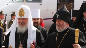 Католикос отправляется в Москву в связи с 70-летием со дня рождения Патриарха Кирилла