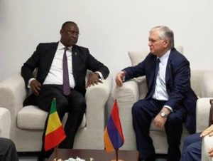 Главы МИД Армении и Мали обсудили возможности развития двустороннего сотрудничества