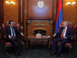 Галуст Саакян принял новоназначенного посла Кувейта в Армении