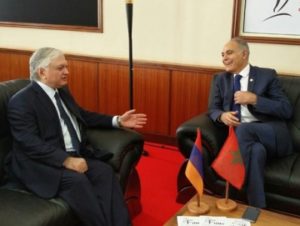 Главы МИД Армении и Марокко обсудили возможности расширения двусторонних отношений