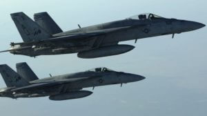 Два истребителя столкнулись в США