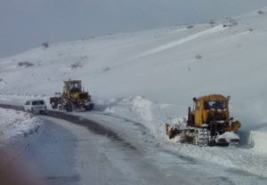МЧС: автодорога Берд-Чамбарак закрыта из-за снежной метели
