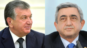 Президент Армении поздравил Шавката Мирзиёева с победой на выборах президента Узбекистана