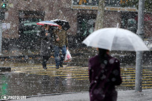 Синоптики прогнозируют снег в Армении на выходных