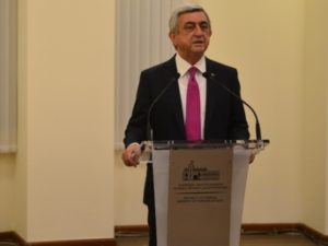 Серж Саргсян: «От этого принципа мы не отступим»