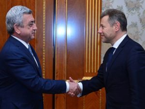 Серж Саргсян принял нового сопредседателя Минской группы ОБСЕ от Франции
