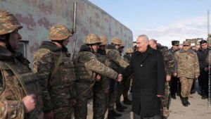 Галуст Саакян посетил один приграничных постов на юго-востоке страны