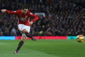 Мхитарян забил свой первый гол в составе "МЮ" в еврокубках