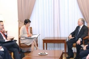 Эдвард Налбандян принял представителя МИД Франции