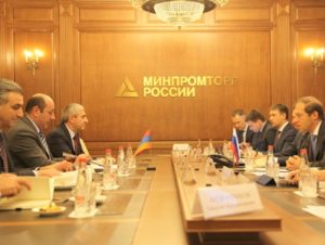Ереван и Москва развивают экономическое сотрудничество