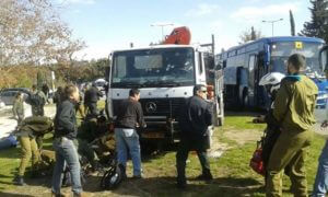 Грузовик раздавил толпу евреев в Иерусалиме