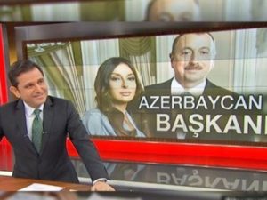 В Турции поиздевались над женой Алиева (Видео)