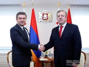 Премьер-министры Армении и Грузии договорились придать новый импульс всем направлениям сотрудничества