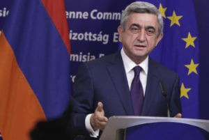 Президент Армении посетит Брюссель