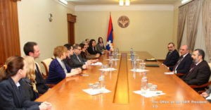 Бако Саакян принял прибывших в Арцах европейских наблюдателей