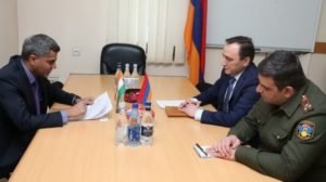 В Минобороны обсудили перспективы армяно-индийского сотрудничества