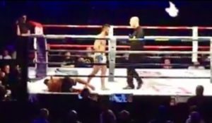 Армен Ованнисян нокаутировал турецкого кикбоксера