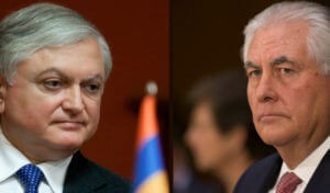 Глава МИД Армении переговорил по телефону с госсекретарем США