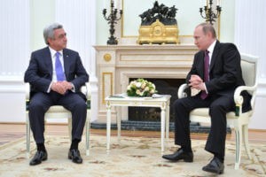 Президент Армении встретится с Путиным в Москве