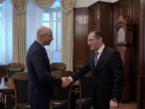 Министры финансов Армении и России обсудили вопросы сотрудничества