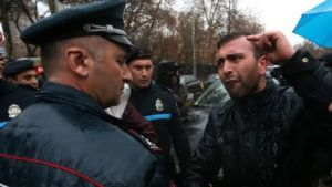 Акция протеста в Ереване