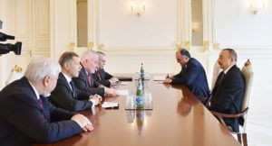 Алиев принял сопредседателей Минской группы ОБСЕ