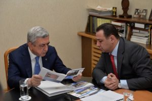 Президент Армении посетил фонд «Айастан»