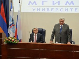 Сержу Саргсяну присуждено звание почетного доктора МГИМО