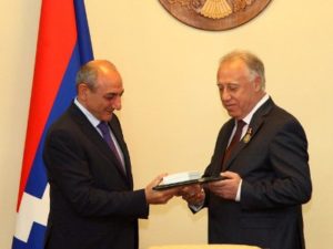 Президент Арцаха принял российского благотворителя