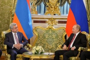 Саргсян и Путин обсудили процесс урегулирования нагорно-карабахской проблемы