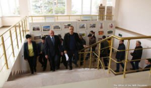 Президент Арцаха ознакомился с работами по реконструкции Центра культуры города Шуши