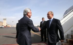 Путин отметил высокий уровень сотрудничества России и Армении
