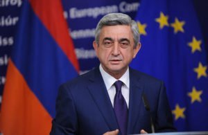 Президент Армении выразил соболезнования Атамбаеву в связи жертвами из-за оползня в Кыргызстане